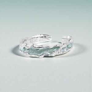 Elegant Minimalist Ocean Style Ring